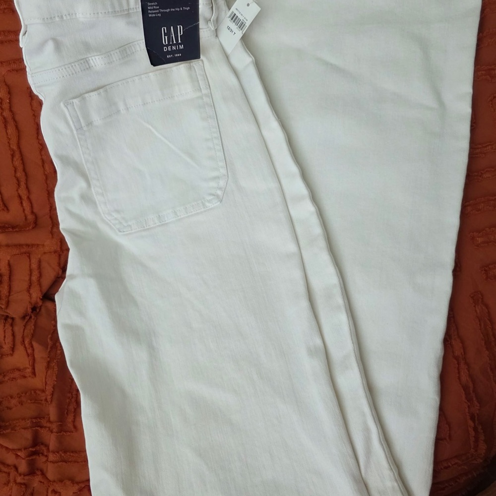 GAP White Denim Jeans